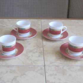 4 кофейные пары советских времен ( новые - не пользовались).  Цена за все 4 пары.Цена за все 4 пары.