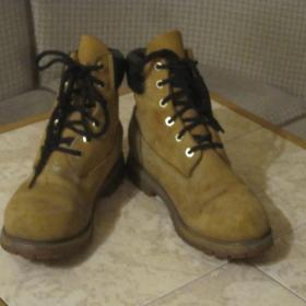 Мужские замшевые ботинки Timberland, б/у.  Размер 37