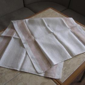 Льняное полотенце советских времен. Размеры:  50х98  см