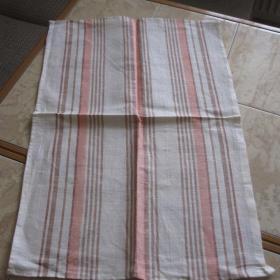 Льняное полотенце советских времен. Размеры:  42х61  см