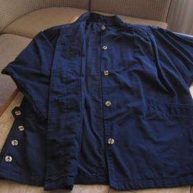 Новый ( не носили) х,б темно-синий пиджак советских времен. Размер 48-50