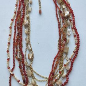 Винтажное ожерелье из натуральных материалов, 1970-е гг. США.
