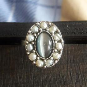 Серебряное кольцо, всеразмерное, 1980-е гг. 