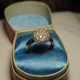 шикарное кольцо серебро 925 FOSSIL оригинал!  