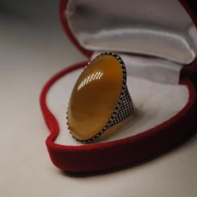 шикарное кольцо глубокое серебрение натуральный камень сердолик  