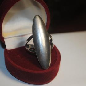 стильное элегантное кольцо серебро 925 проба кокошник 
