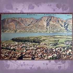 Антикварная открытка "Кильхберг. Панорамный вид". Швейцария