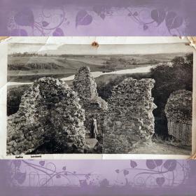 Антикварная открытка "Руины Феллинского замка". Ливония, Лифляндия (ныне г. Вильянди, Эстония)