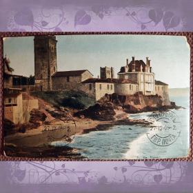 Антикварная открытка "Замок Ла-Напуль. Манделье-ла-Напуль". Франция. Ее превосходительству Шабельской