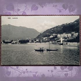 Антикварная открытка "Локарно". Швейцария