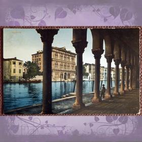 Антикварная открытка "Венеция". Италия