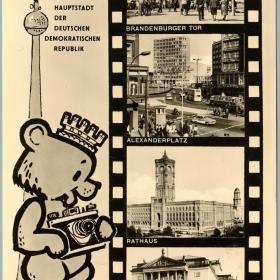 Открытка Берлин - столица ГДР 1960-е