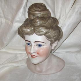 Ранняя немецкая кукла. 19 век Голова.