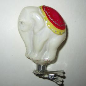 Ёлочная игрушка СССР. Слон