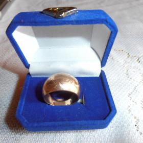Кольцо золотое  , 583 пр , СССР