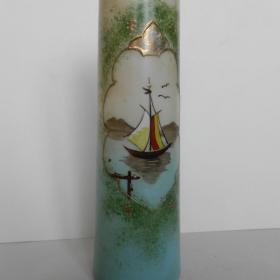 Старинная ваза с парусником, Россия, до 1917 г. 