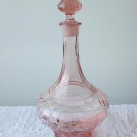 Графин, розовое стекло, 1960-е