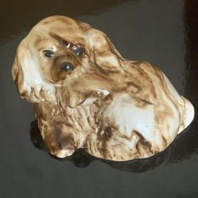 Собака собачка Ссср Клеймо Очень редкая статуэтка Великолукского фарфорового завода