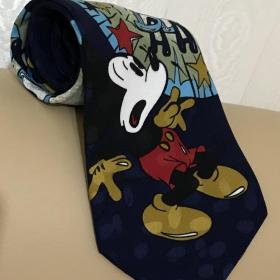 Коллекционный Галстук Disney Mickey Mouse Винтаж
