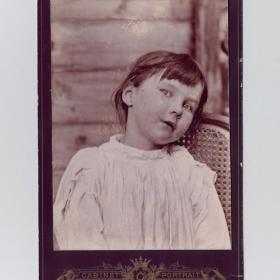 Фотография дореволюционная антикварная царская кабинетный портрет cabinet portrait дети детство