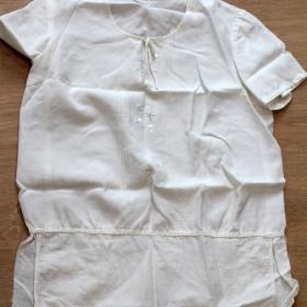 белая  шелковая кофточка 1970 г