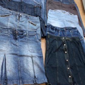 коллекция джинсовых юбок