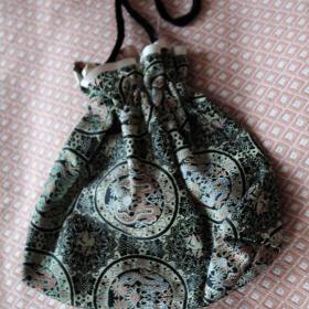 винтажная сумочка из натурального китайского шелка