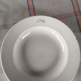 Тарелка суповая с клеймом ЗиК, Конаково, с надписью "Общепит"
