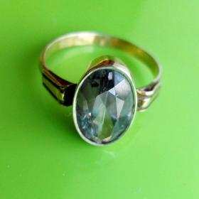Винтаж: Серебряное кольцо с аметистом СССР размер 18  