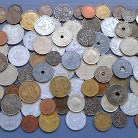 Иностранные монеты первой половины 20-века