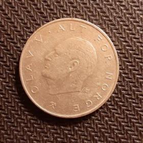 Монета 1 крона 1982 год Норвегия