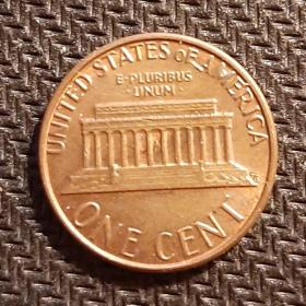Монета 1 цент США 1981 год
