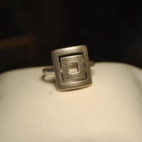 винтажное кольцо серебро 925 трезубец украина  