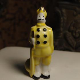 винтажная статуэтка шахматная фигура фаянс вербилки  