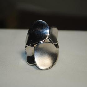 стильное крупное кольцо серебро 925 кокошник  