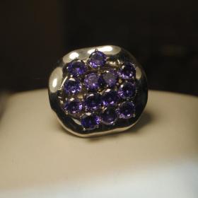 шикарное крупное кольцо перстень серебро 925 кокошник лазерная проба  