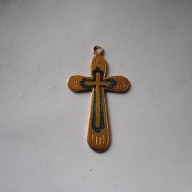 антикварный крест золото 56 пробы