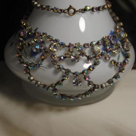 винтажное колье ожерелье чехословакия  
