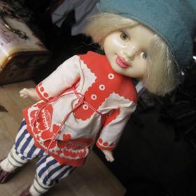 Кукла Емеля СССР Мотовилова, клеймо мишка