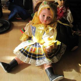 винтажная кукла Чехия