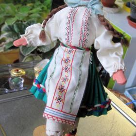 кукла из Болгарии, винтаж