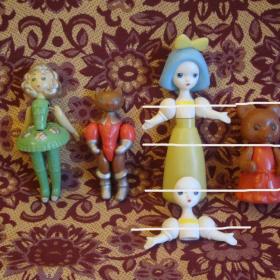 Куклы целуллоидные и дутики СССР