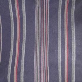 Ткань плательная  с лавсаном СССР тёмно-синий в полоску