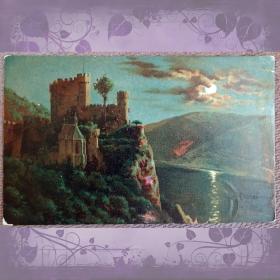 Антикварная открытка "Замок (не опознан)". Европа