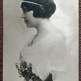 Антикварная открытка "Эльвира де Идальго" (певица)