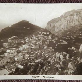 Открытка "Капри. Панорама". Италия. 1950-е годы