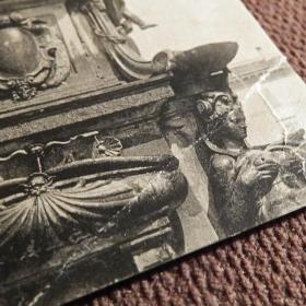 Антикварная открытка "Болонья. Фонтан Нептун". Италия