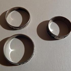 Кольцо "Спаси и сохрани" (3 размера). Серебро 