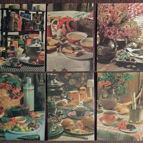 Набор открыток "Чай для здоровья". 1991 год