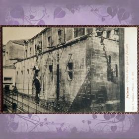 Антикварная открытка "Палермо. Церковь Делла-Ганча". Италия